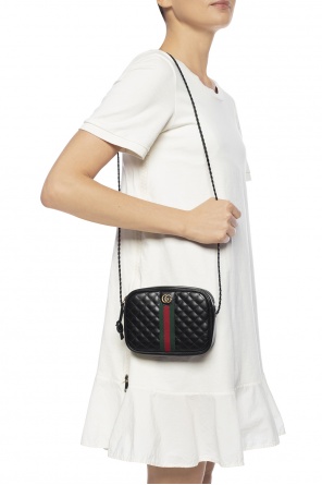 Quilted shoulder bag with ‘web’ motif, zdjęcie 2 Quilted shoulder bag with ‘web’ motif od Gucci